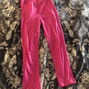 Pink poco dotted pants